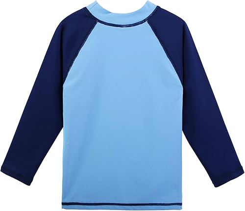 Miniatura 3 de TFJH E Traje de baño de dos piezas de manga larga con protección solar UPF 50+ UV para niños