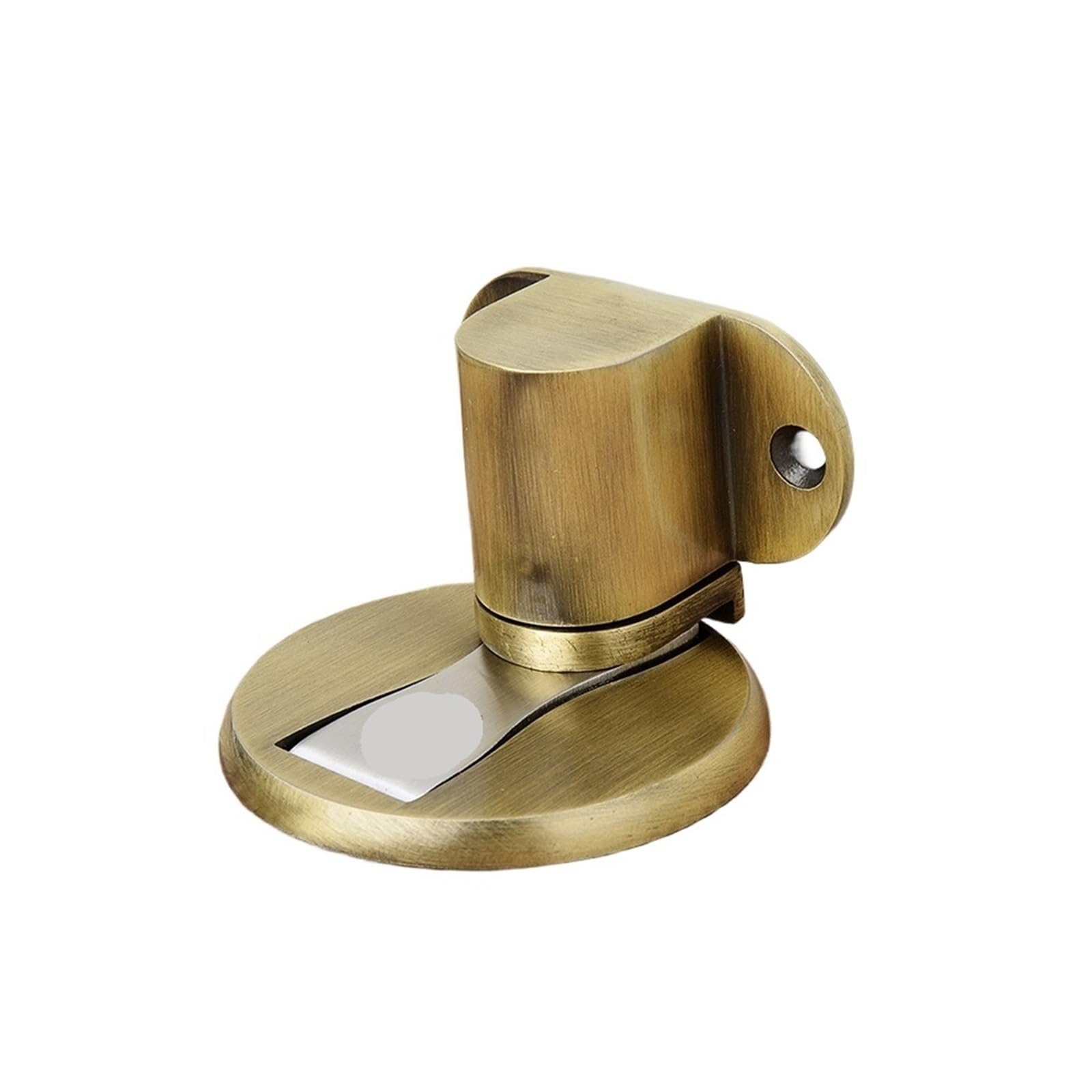Kiddibubzi Style 05 Adjustable Door Holder Stainless Steel Magnetic Door Stopper Non-Punch Sticker Water-Proof Door Stop Furniture Door Hardware(Style 05)