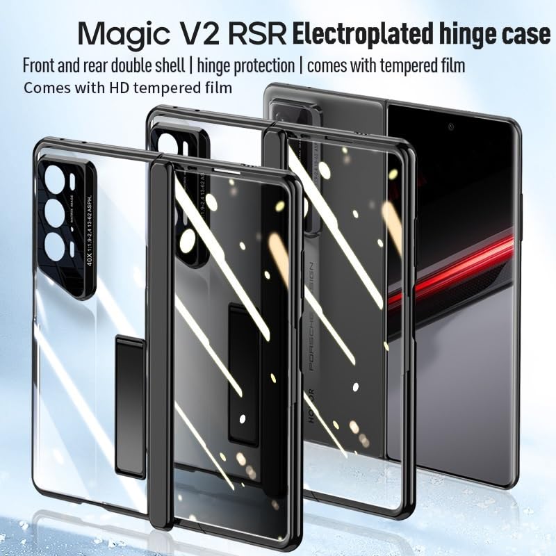 Coque transparente haut de gamme pour Honor Magic V2 RSR