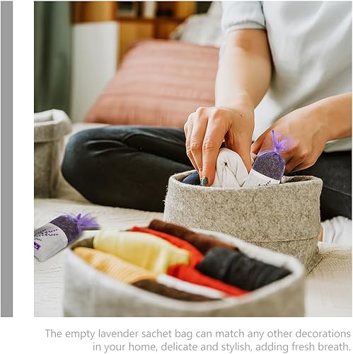 Miniatura 9 de Bolsas de almacenamiento de bolsitas, bolsas vacías de lavanda, bolsas de almacenamiento de flores secas, bolsitas de lavanda, bolsas vacías de