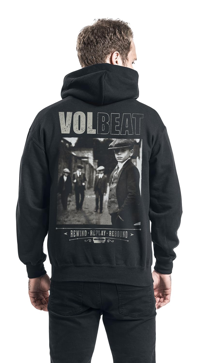 Volbeat Cover - Rewind, Replay, Rebound Männer Kapuzenpullover schwarz