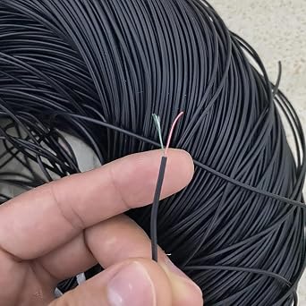 DIY Upgrade Headphone Cable Headphone Repair Signal Cable 2 core 3 core 4 core Outer Diameter 2mm Bluetooth Headphone Cable2m,3core OD 2.0mm
