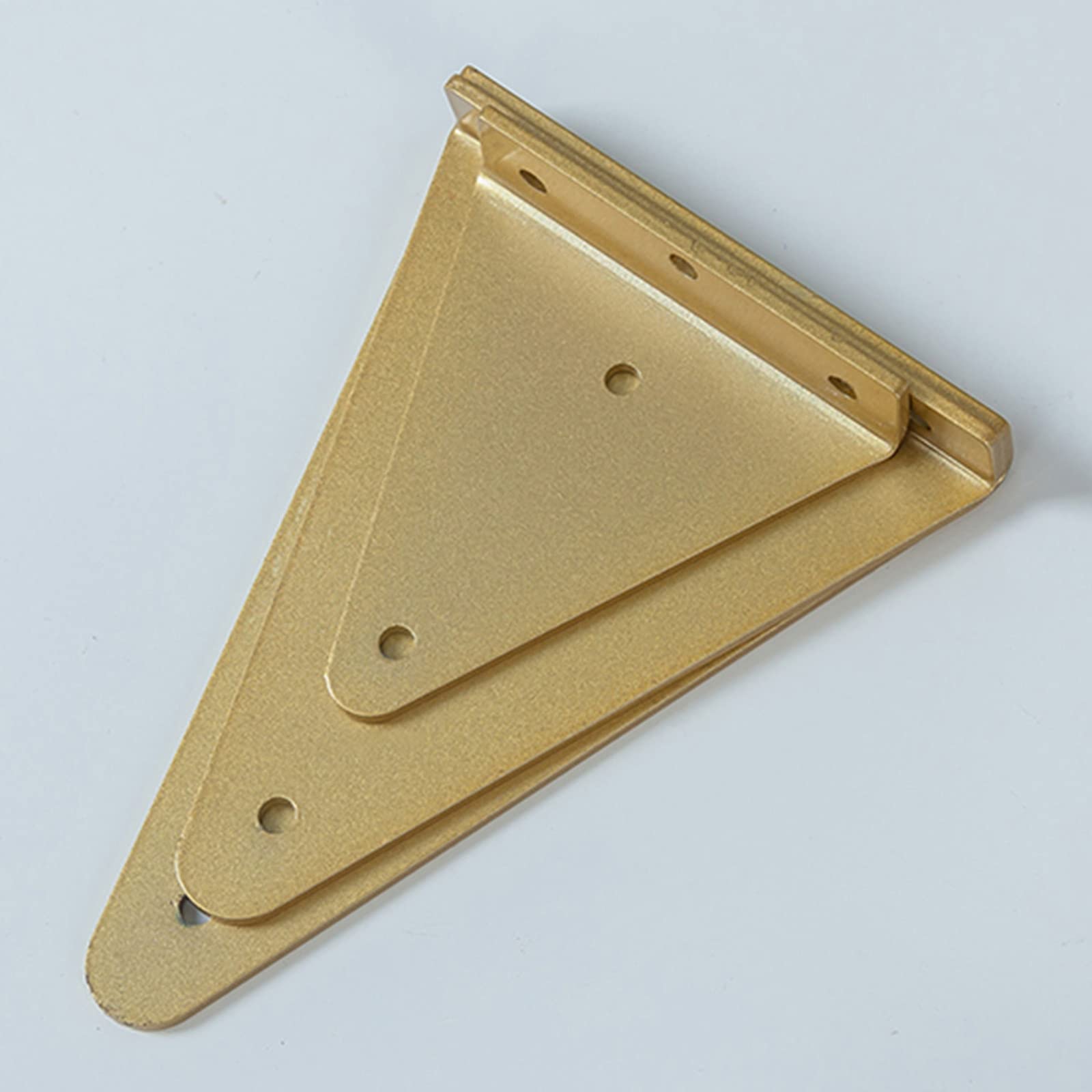 Yhbz 2 Pcs Floating Shelf Brackets,Wall Mounted Support Brackets,Heavy Duty Hidden Shelf Bracket,Multifunctional Iron Metal Support,For Diy Floating Shelves Shelving,80 * 100Mm