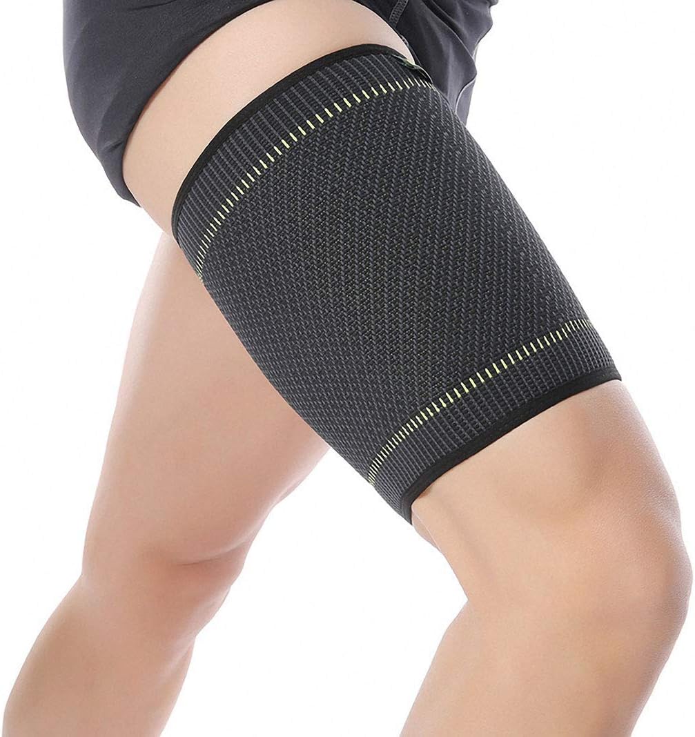 BrilliStar Thigh Compression Sleeve, Hamstring Compression Sleeve for Quad Pain Relief & Recovery, High Elastic Sports Thigh Support Protector Muscle Strain Leg Guard Brace for Women & Men : Health & Household