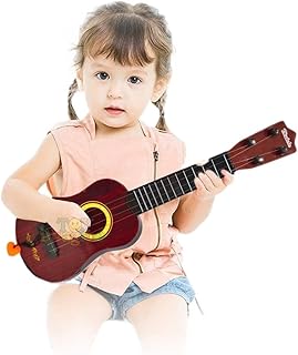 Toy Imagine 4 String Kids Guitar | 18" Musical Instrument Toy for Boys & Girls | Baby Ukulele Style Toy for 2-10 Years | Beginner Gift for Children | Mini Acoustic Learning Toy for Toddlers