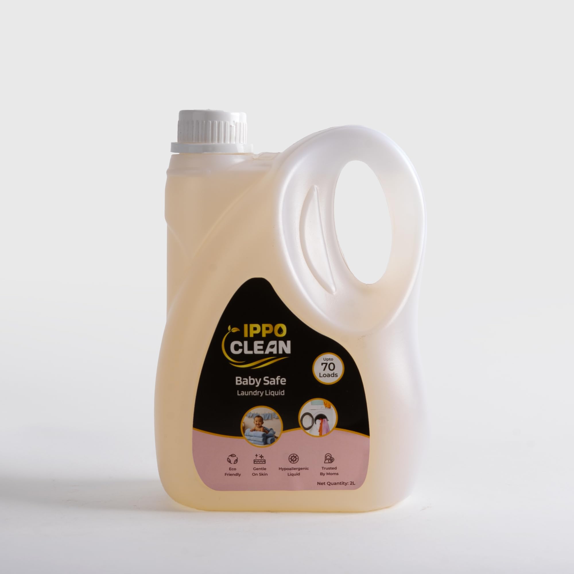 Ippo Clean Baby Safe Liquid Detergent 2L | Gentle Care for Baby Clothes | No Harsh Chemicals | Trusted by Moms-image-46