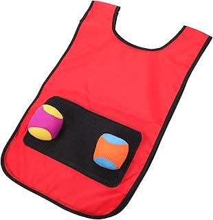 Toddmomy 1 Conjunto Colete De Jérsei Pegajoso Jogo De Queimada Para Crianças Jogo De Arremesso De Dardos Brinquedos De Verão Para Crianças De Fora Brinquedos Para Crianças Grupo De Jogo De