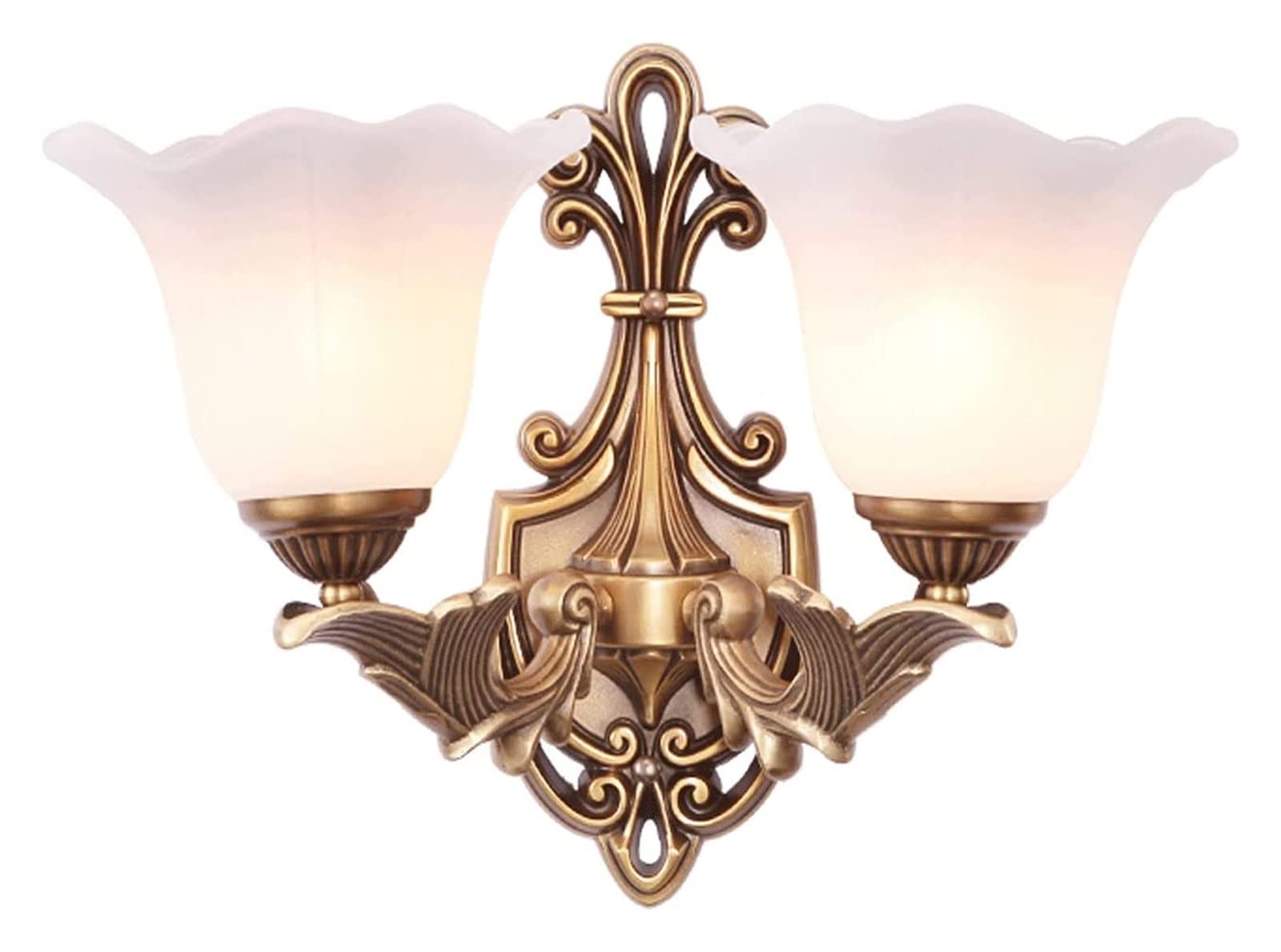 ZTCHSENZT Wall Lamp Light Style Copper Creative Bedroom Bedside Lamp Modern Minimalist Aisle Corridor Luxury Romantic Staircase Lamps Wall Light,G