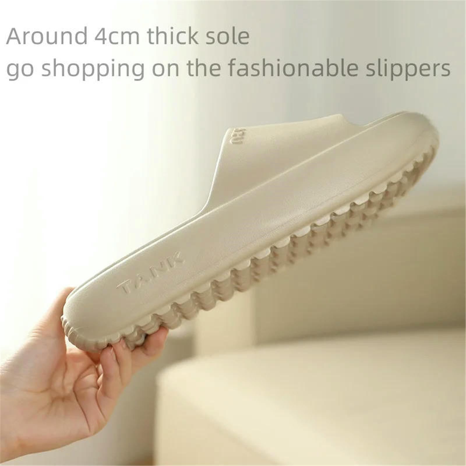 Ciabatte Uomo Uomini Anti-Slip Eva Slifors Women Summer Sole Sandals Coppia Unisex House-caffè-36-37