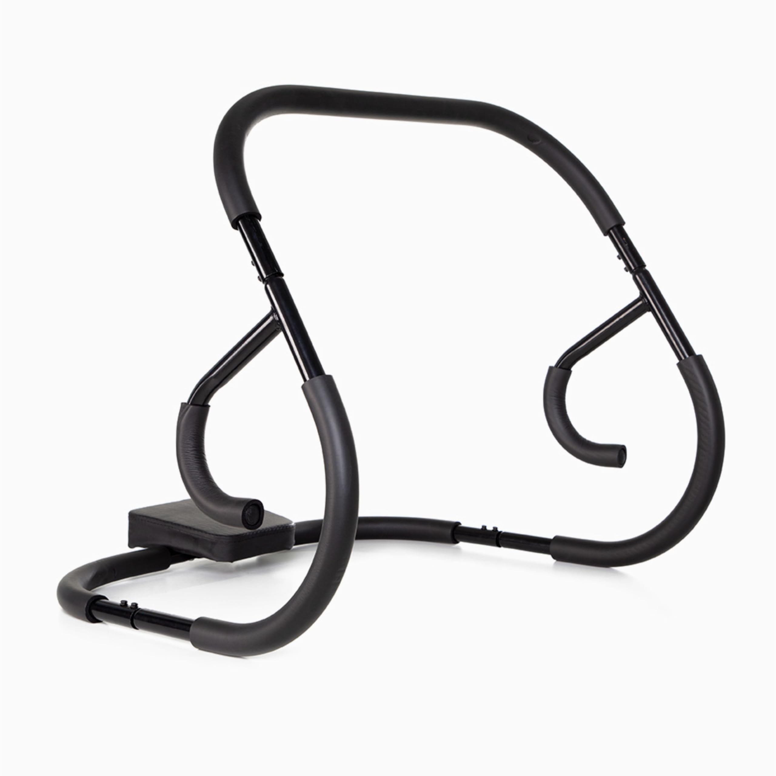 BOOMFIT Rouleau Abdominal avec Repose-Tête Rembourré | Appareil d'Exercice Maison pour Ventre Plat | Assistant de Crunchs Ergonomique pour Débutants | Évite les Douleurs Cervicales et Dorsales