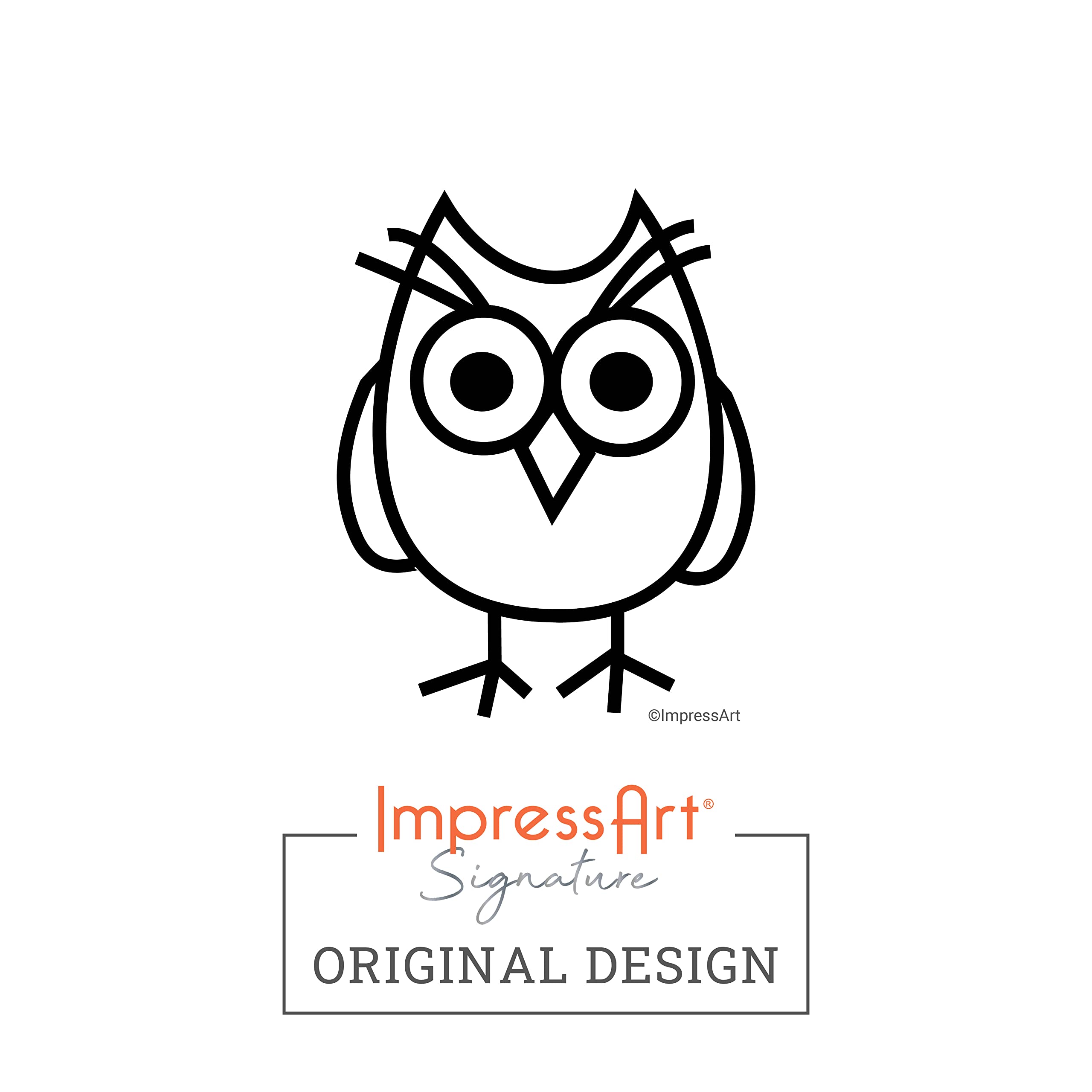 ImpressArt - Hootie Metal Stamp Owl Design Steel Punch for Creative Jewelry Making & DIY Projects, 6mm - Image 2