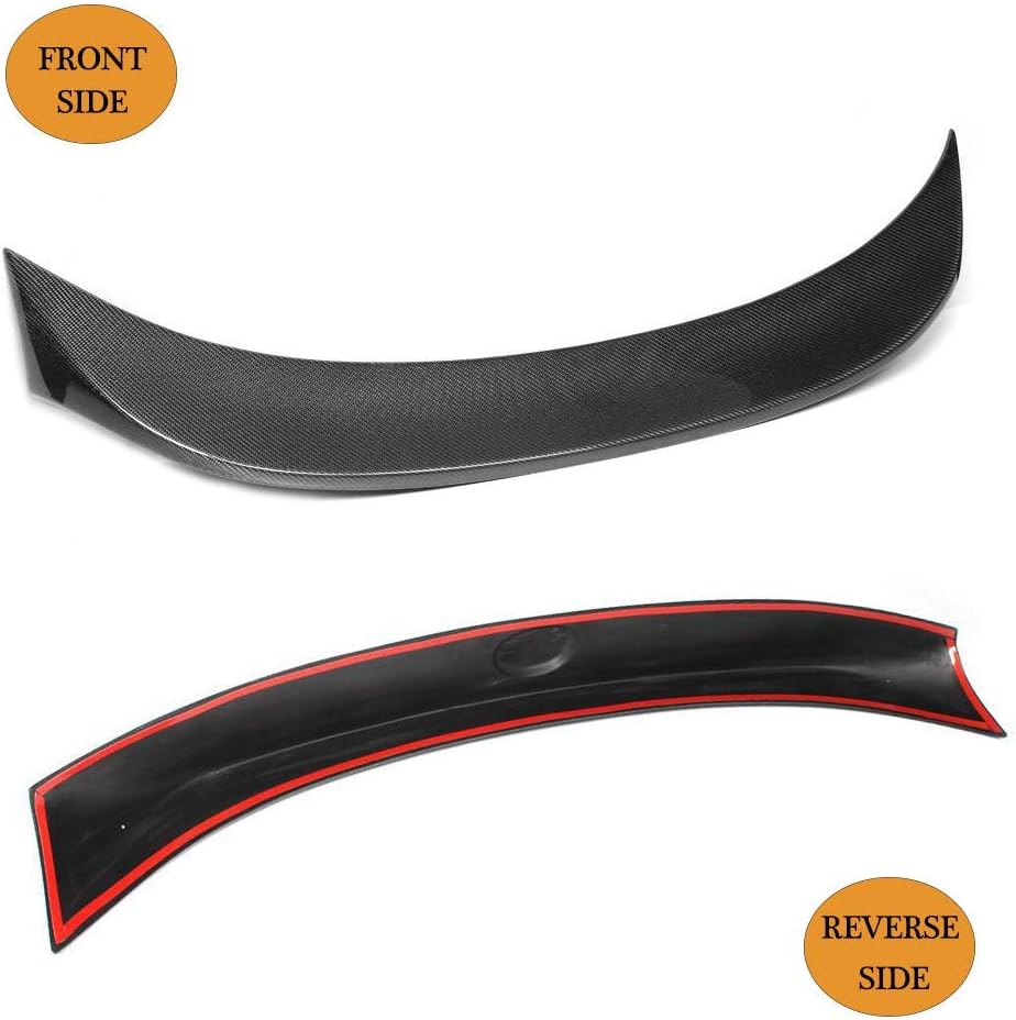 MCARCAR KIT Carbon Fiber Trunk Spoiler for Lexus 2014-2020 IS200t IS250 IS300 IS350 is F 2013-2014 Sedan Rear Boot Lid Duckbill Highkick Wing Lip Factory Outlet (Carbon Fiber)