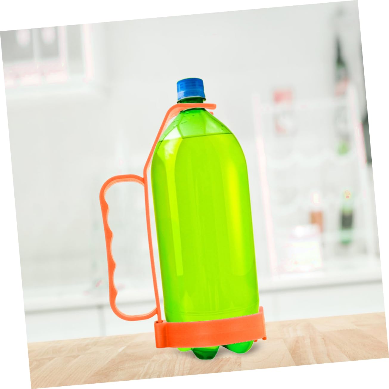 ABOOFAN 5St -Griff flaschenhalter Sprite Getränke -Gießgriff aus Kunststoff Griff Soda- -Trinkflasche -Flaschengriff Softdrink-Flaschenträger mit sicherem Halt Plastik