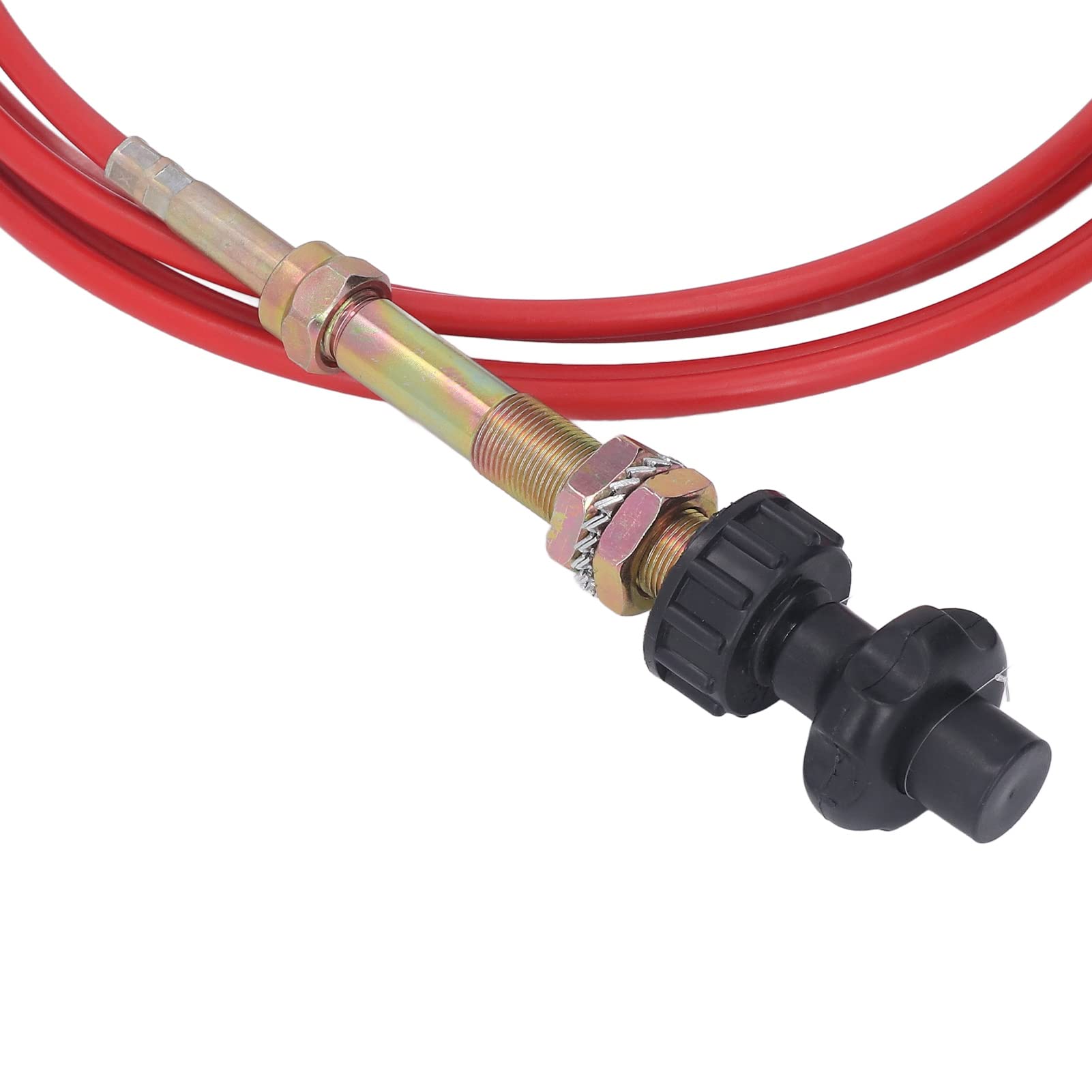 Tissting Câble De Commande De Moteur D'accélérateur Manuel De 5 M, Tube en PU, Contrôleur De Joint en Acier Inoxydable, Câble De Commande D'accélérateur, Fil De Ligne D'assemblage pour Pelle