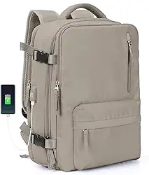 Mochila De Viagem Grande, Impermeável, Com Porta Usb, Multifuncional Antifurto, Compartimento Para Sapatos, Bolso Para Viagem, Mochila Para Notebook, Feminina E Masculina