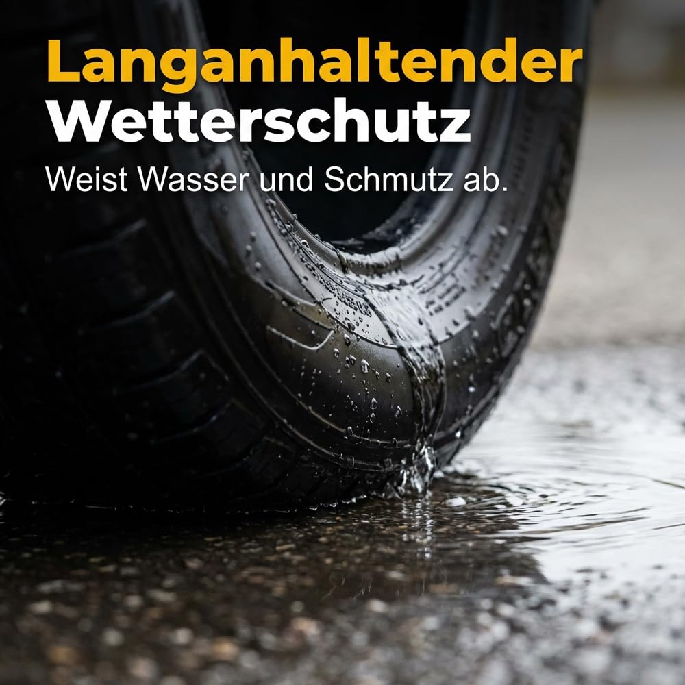 Reifenglanz Reinigungscreme, Reifenpflege Endurance High Gloss für Autoreifen, 2026 Neu Multifunction Reifenpflegecreme Reifenwachs für Felgenschutz Stellt Schwarzen Glanz Wieder (1PCS)