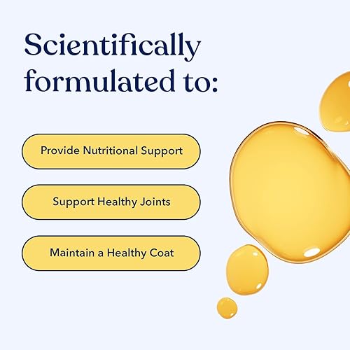 Miniatura 2 de Honest Paws Aceite de pescado para perros, aceite de salmón salvaje de Alaska Omega 3, piel saludable, articulaciones, apoyo nutricional, pelaje