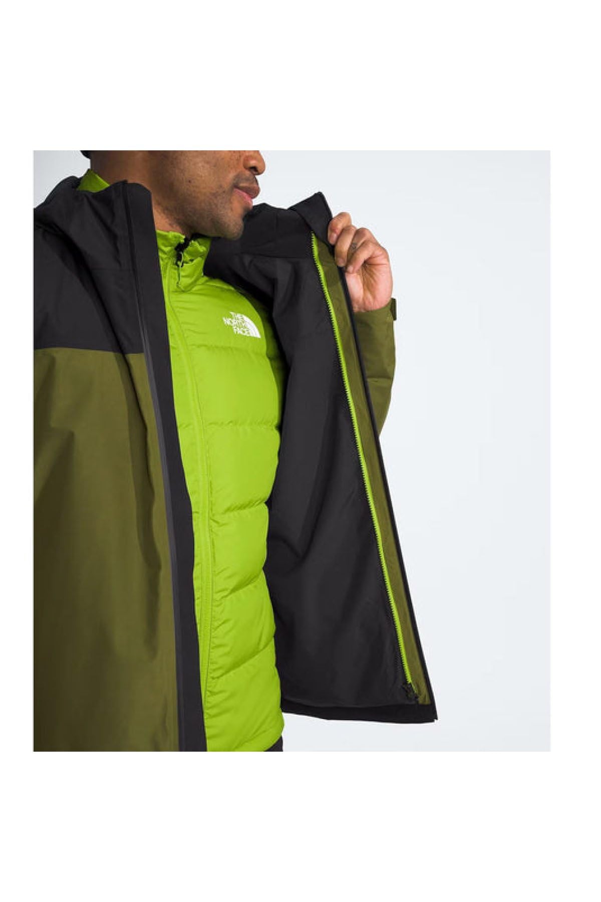 THE NORTH FACE Giacca da Uomo Mountain Light Triclimate 3-in-1 Gore-Tex Nero Codice NF0A84FCGOE