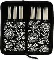 Vista 2 de ChiaoGoo Juego de calcetines de doble punto, acero inoxidable, 6 pulgadas (5.9 in)