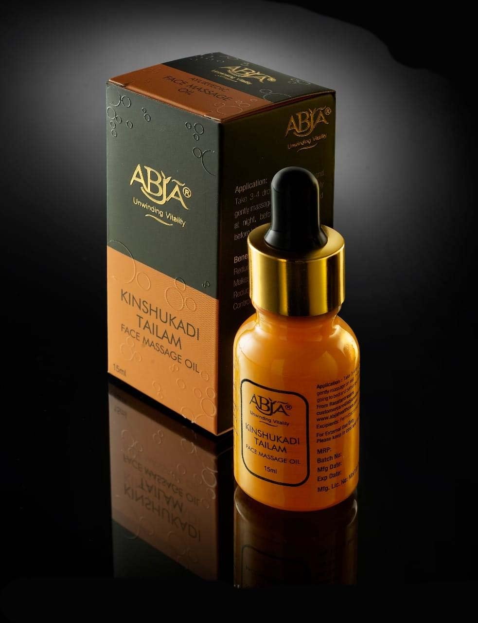 Abaja Ayurvedic Kinshukdi Face Massage Oil | Dry skin face moisturizer | Glowing skin reduces pigmentation and fine lines. Facial oil for all glowing skin for all. Natural, cruelty free -15ml Abaja Ayurvedic Kinshukdi Face Massage Oil | Dry skin face moisturizer | Glowing skin reduces pigmentation and fine lines. Facial oil for all glowing skin for all. Natural, cruelty free -15ml