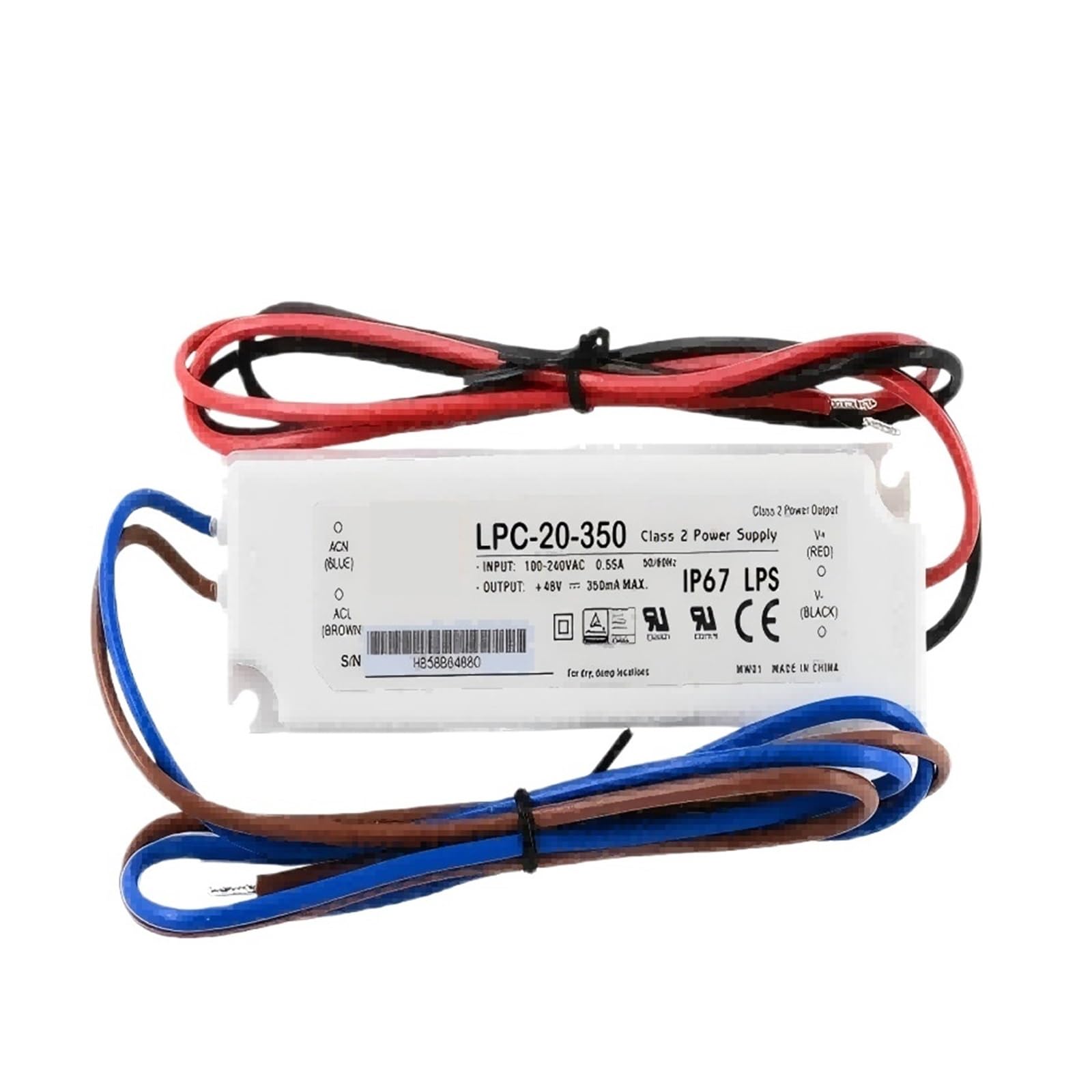LPC-20-350 mA LPC-20-700 mA alimentation à découpage 20W à sortie unique haute performance