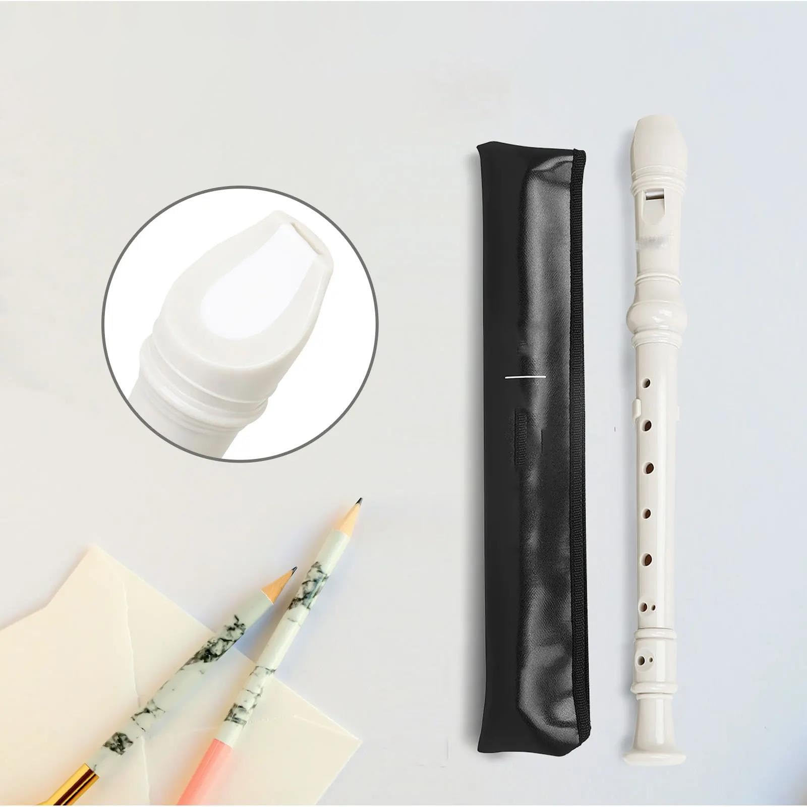 Flauto Dolce Professionale Registratore Alto ABS A 8 Fori Design Classico A 3 Pezzi Progettato Appositamente Per I Principianti