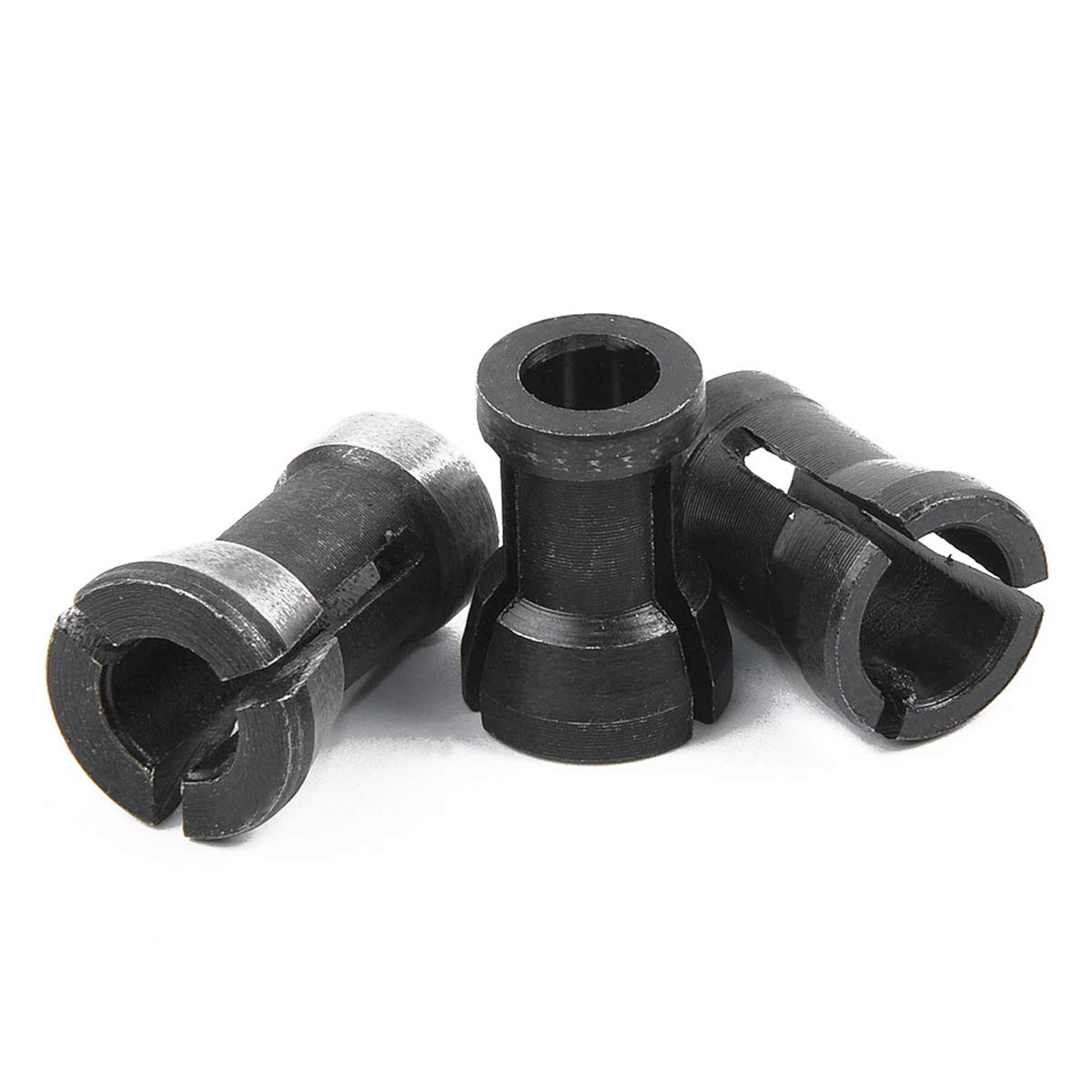 Jeu De 3 Collets Pour Machine De Gravure - 6mm, 6.35mm, 8mm - Acier Carbone Pour Dremel, Router