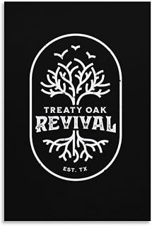 IVNE HY5V Treaty Oak Revival Ode to Bourbon Canvas Poster Wall Decorative Art Painting Living Room Bedroom Decoration Gift Unframe-style24x36inch(60x90cm)