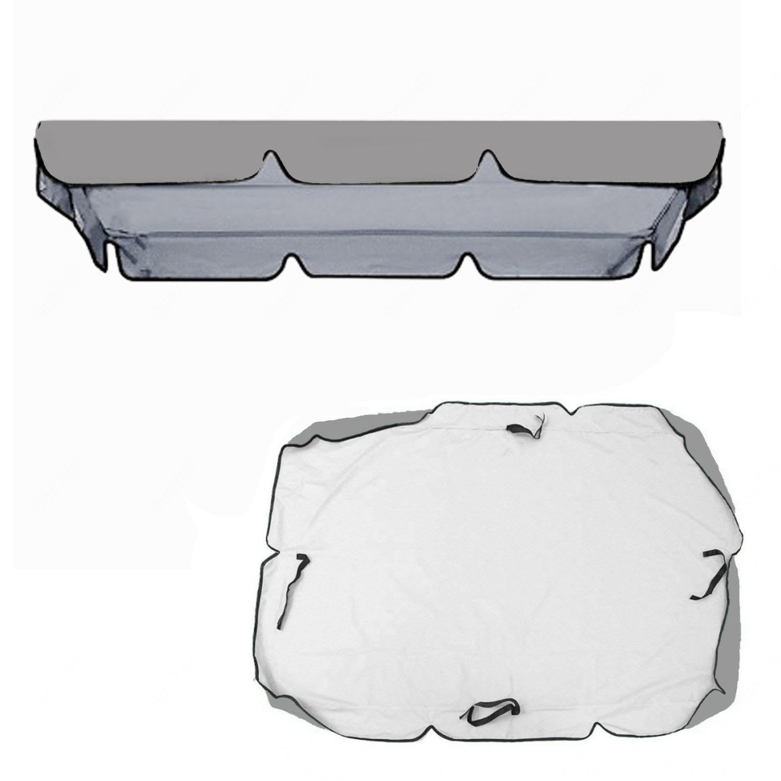 Bâche de balancelle de jardin en tissu 600D pour vos moments de détente