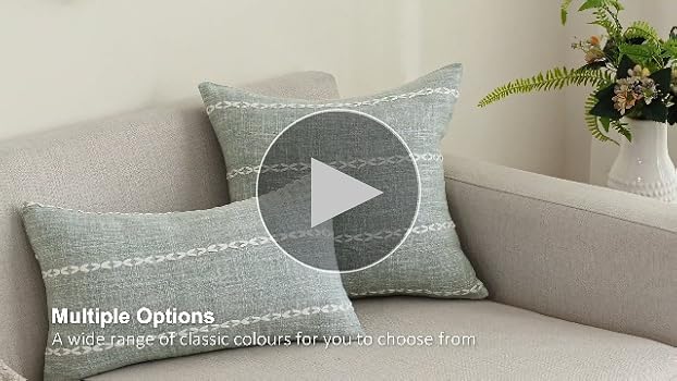 Amazon.com: vctops Rustic Lattice Cotton Linen Decorative