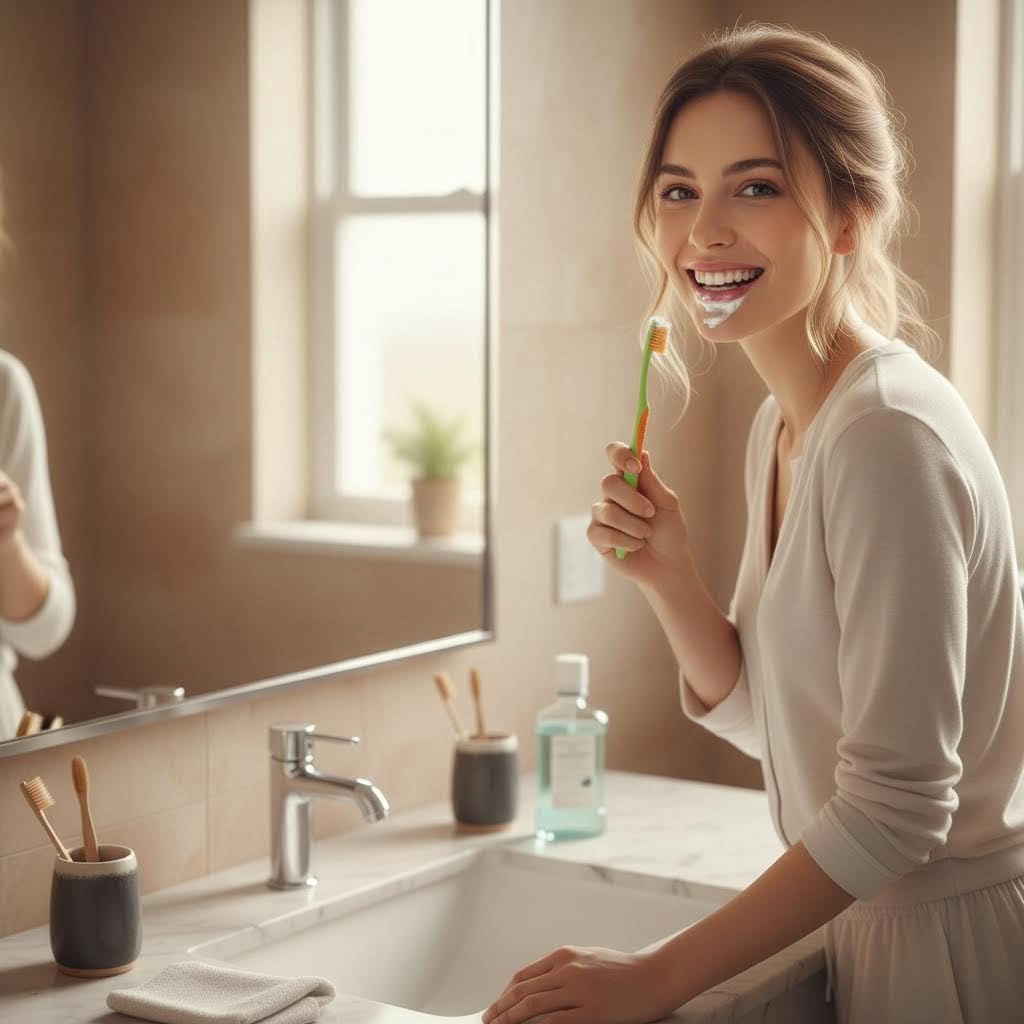 Medium Toothbrush for Adults with Medium Bristles - Firm Clean Wide Head Manual Toothbrush for Plaque Removal, Ideal for Those Who Prefer a Stronger Brush vs Soft Bristles, 12 Pack image 3