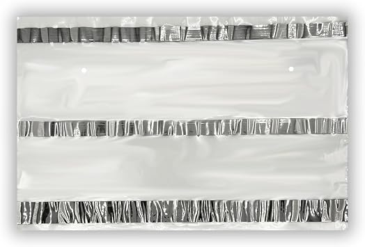 License Plate Temporary Tag Bags - Premium Plastic with Adhesive 100 per Pack
