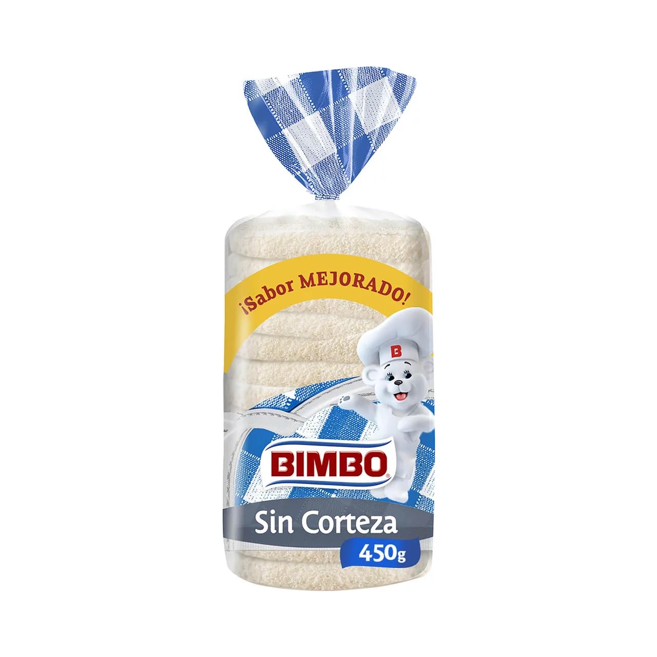 BIMBO Weißtoastbrot ohne Rinde 450 g, 3er-Pack