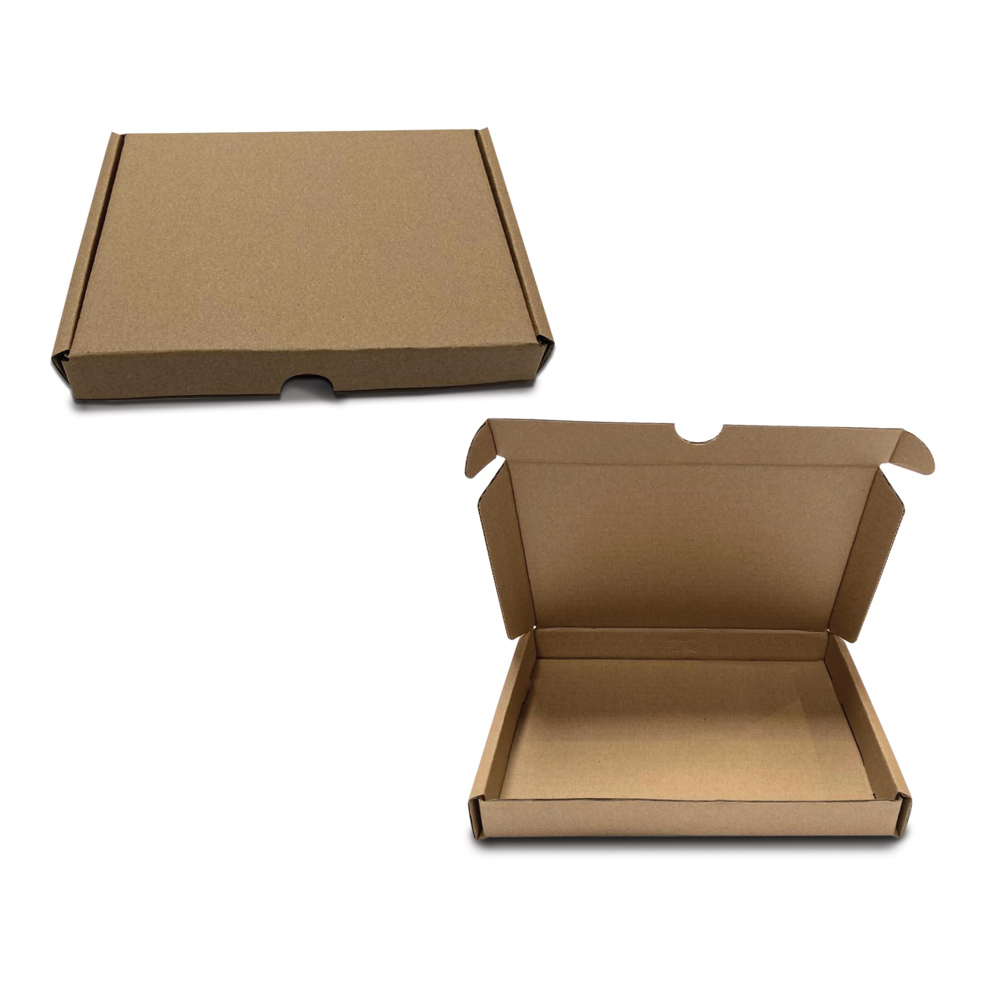 JeeJaan® 500 Pcs C6/A6 (163 x 112 x 20) mm Brown PIP Mail Postal Letter Box - Corrugated Cardboard Shipping Boxes for Royal Mail - Small Postal and Letterbox Packaging Boxes — image 1