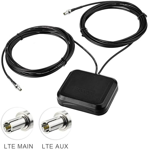 Miniatura 5 de Superbat Antena MIMO con 2 conectores TS-9 Antena de montaje adhesivo para Huawei MiFi AT&T Netgear MR1100 Nighthawk M1  M5 Verizon Jetpack 8800L