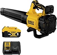 DEWALT 20V MAX XR Cordless Leaf Blower - 125 MPH, 450 CFM, Lightweight & Quiet (DCBL722P1)