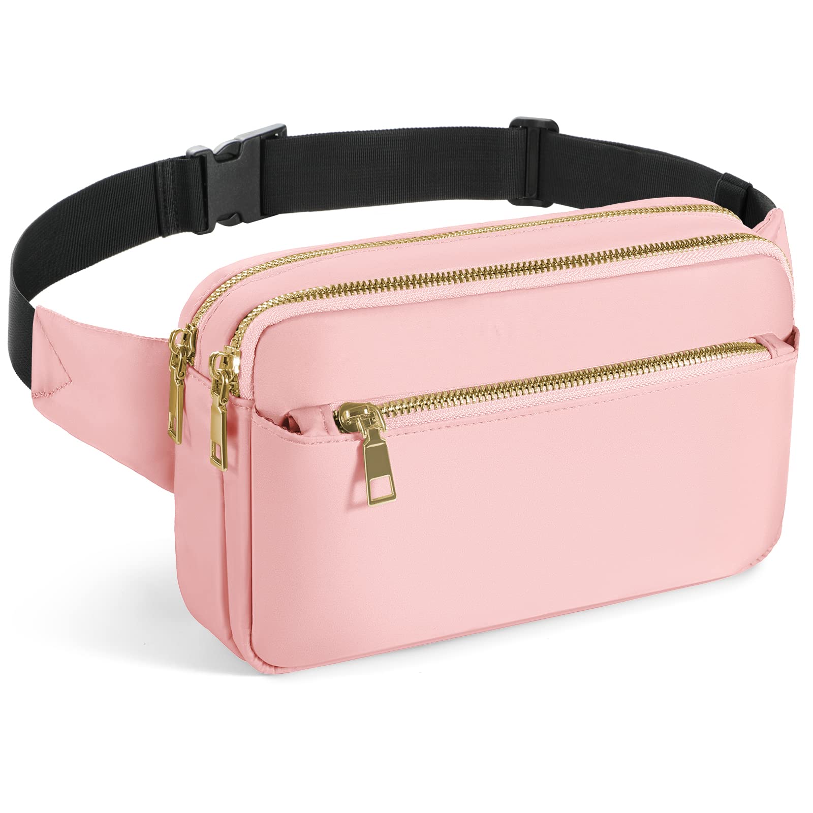 CXWMZY Fanny Packs for Women & Men, Fashion Waist Bag Hip Bum Bag with Multi-Pockets Large Capacity Cute Fanny Pack Casual Bum Bag for Disney