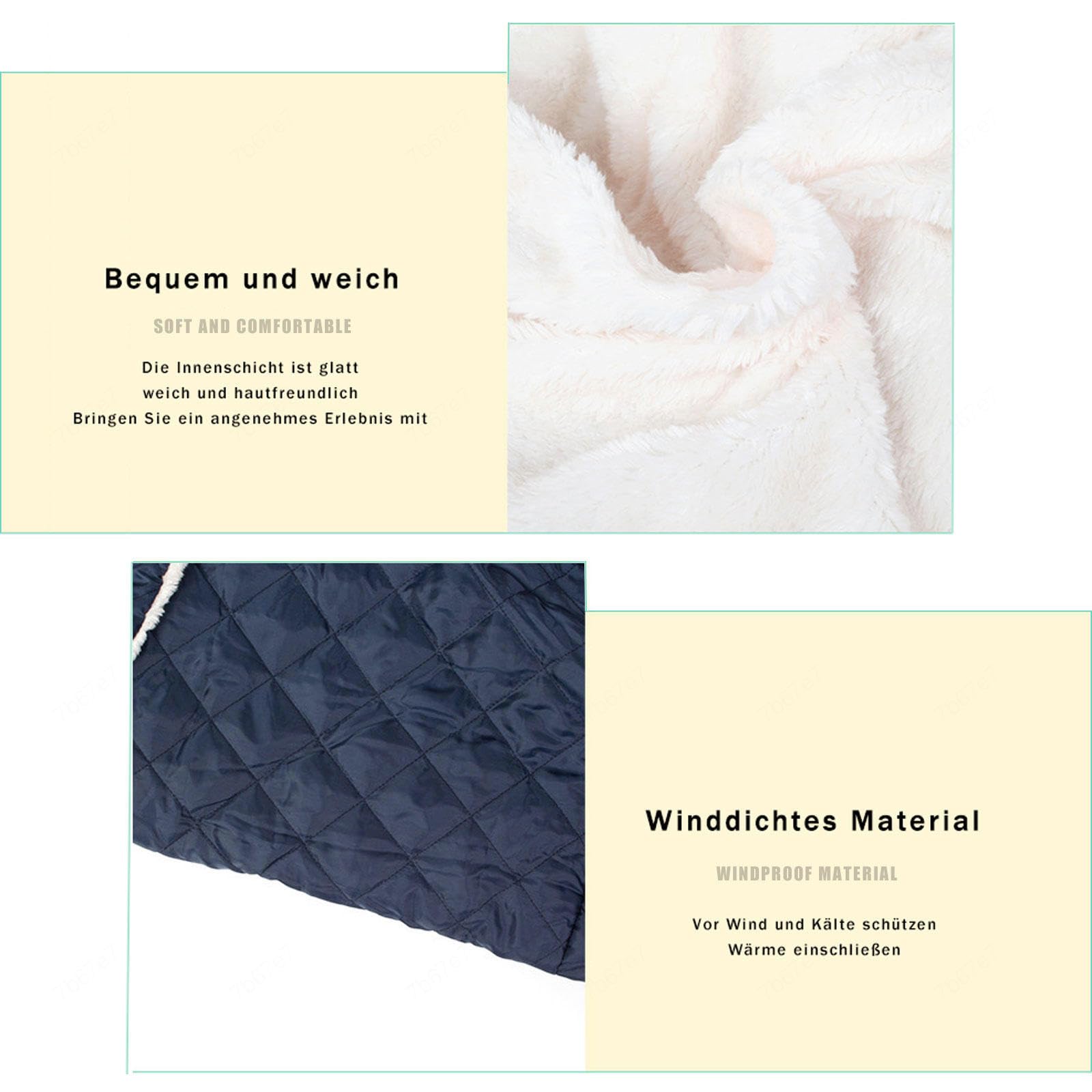 Accesorios para sillas de Ruedas Manta cálida, Resistente al Viento, Lavable, Ligera, para sillas de Ruedas manuales y eléctricas, Funda con Cremallera para Silla de Ruedas