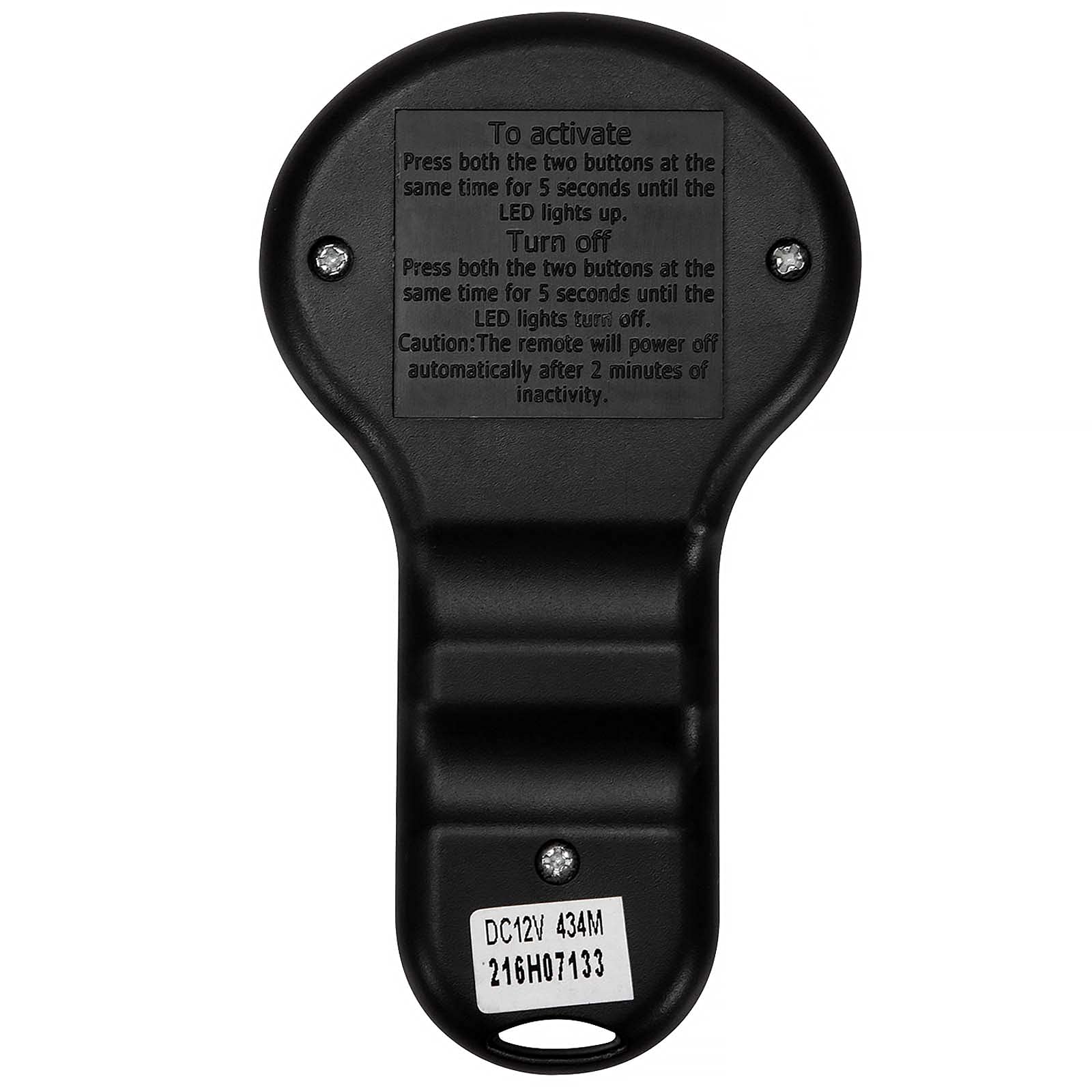 WINCHMAX Kit de control remoto inalámbrico de cabrestante de 12 V. Auriculares gemelos con alcance de 30 m. Receptor compacto de 60 mm x 45 mm x 22 mm. Apagado automático para conservar las baterías