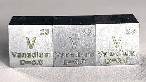 Miniatura 325 de Cubo de metal cobalto de 0.39 pulgadas (0.394 in) hasta un 99.9% puro elemento de tabla periódica de densidad grabada, colección de bloques