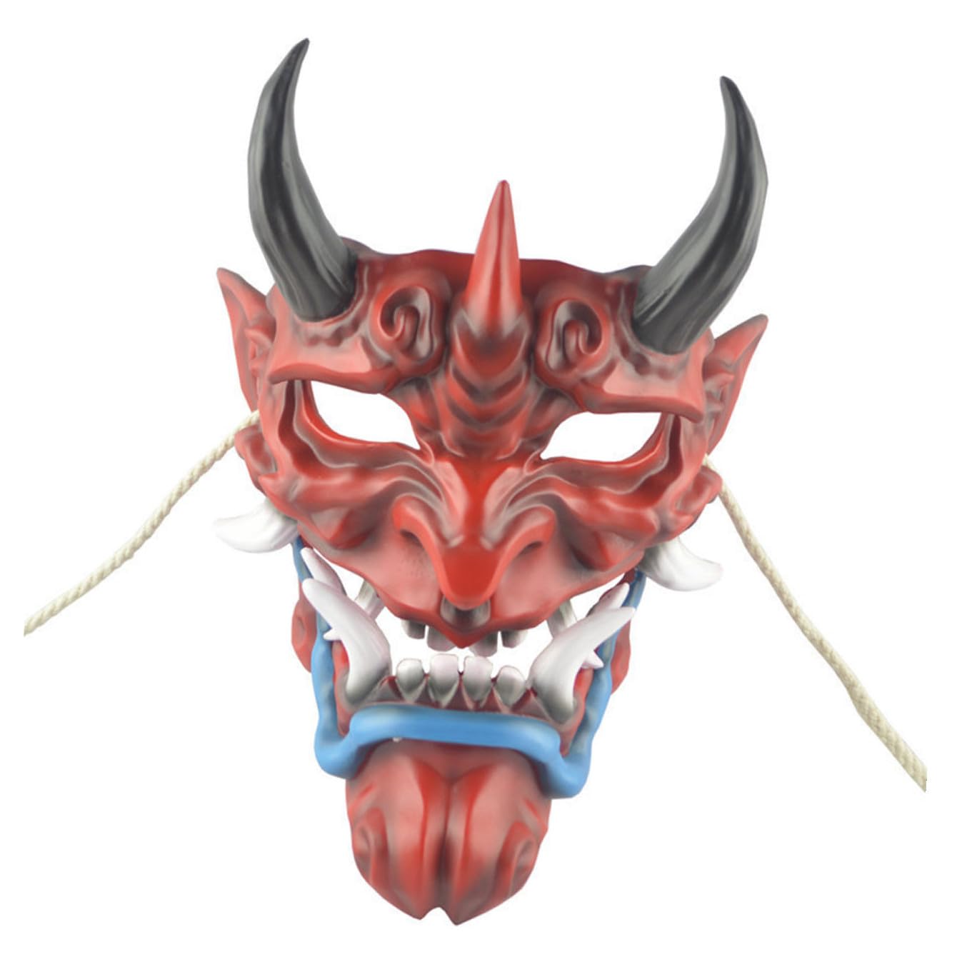 ibasenice 1pezzi Maschera Da Diavolo Per Halloween Articoli Per Feste Maschera Da Cosplay in Plastica Resistente Adatta Tutti Per Decorazioni Murali Feste Horror e Carnevale