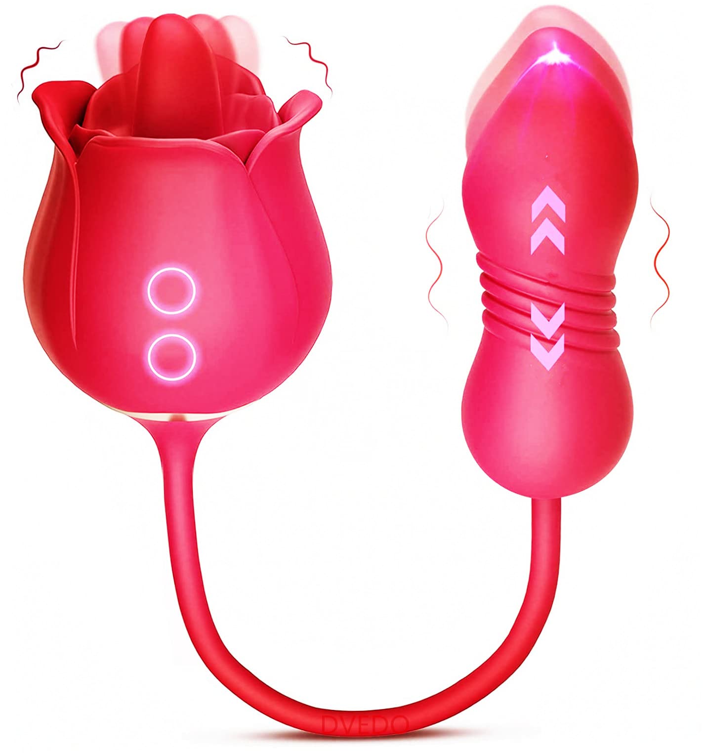 Rose Silicone Toy, Women's Electric Play Toy, Funny Washable