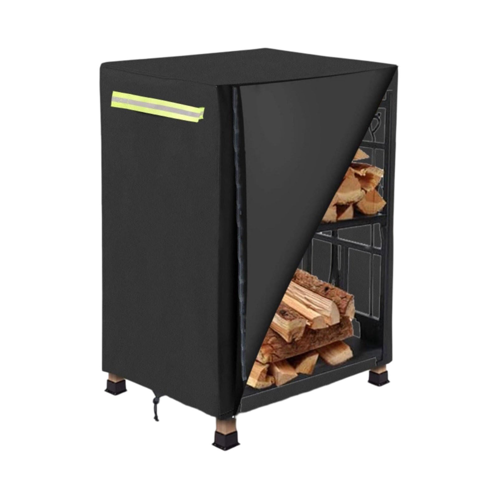 Dustproof Outdoor Firewood Rack Cover 210D Oxford Material Waterproof Log Rack Cover for Patio, Backyard, 48-43-85cm | Home & Garden | Yard, Garden & Outdoor Living-image-13