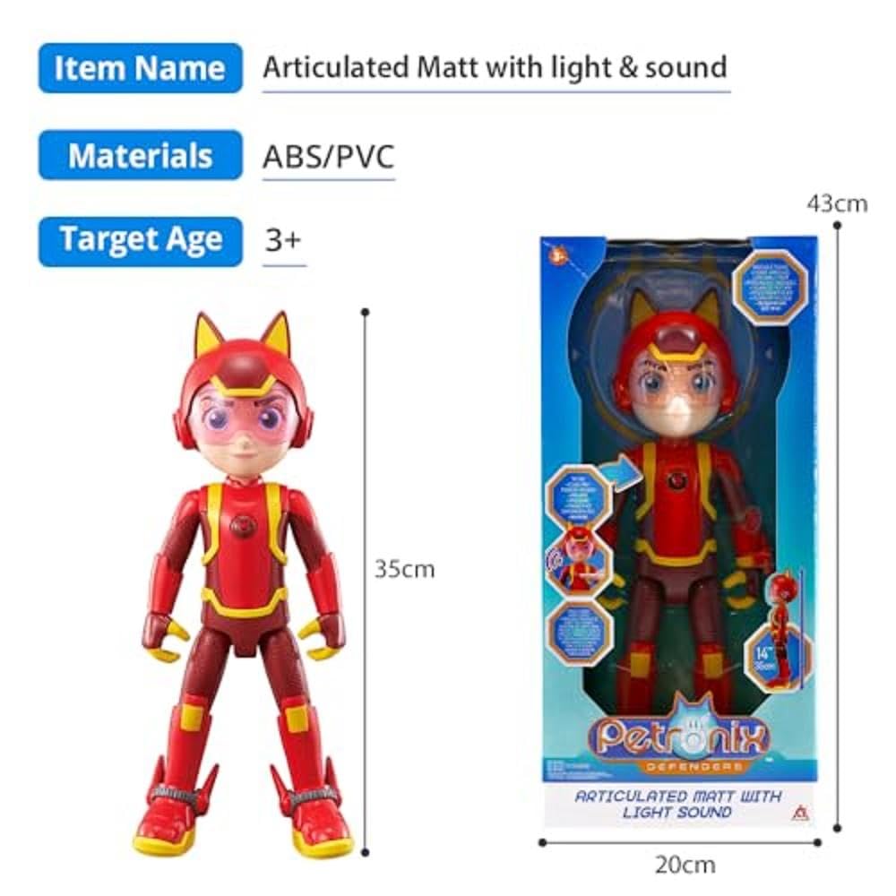 Petronix Deluxe Paul-E & Jia Figura Y Muñeco De Mascota PET05000-AM