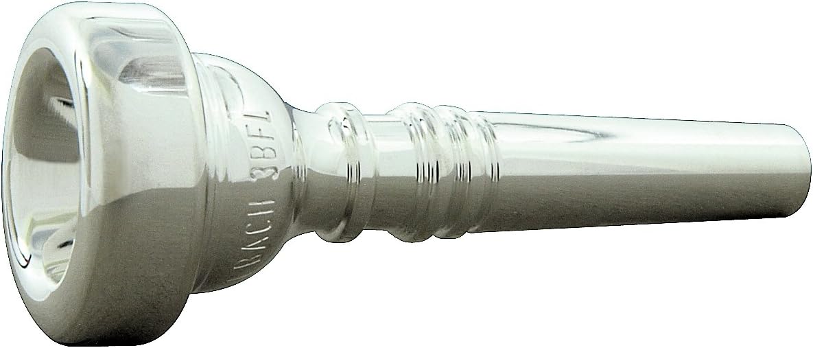 Bach 3423B Silver Plated 3B Cup Flugelhorn Mouthpiece, Medium Deep