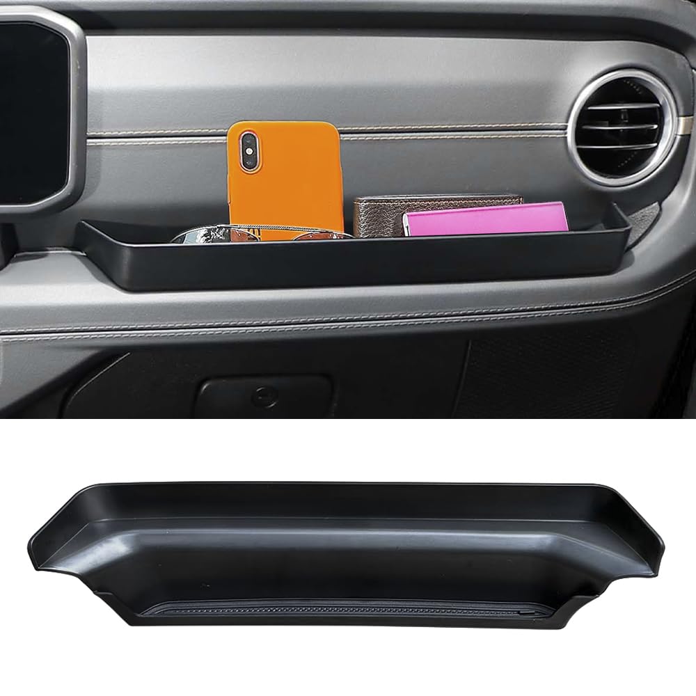 FSYHKJ GrabTray Passenger Grab Bar Tray Storage Organizer Grab Handle Box for 2024 2025 Jeep Wrangler JL JLU 2/4 Door Gladiator JT, Interior Accessories, Black