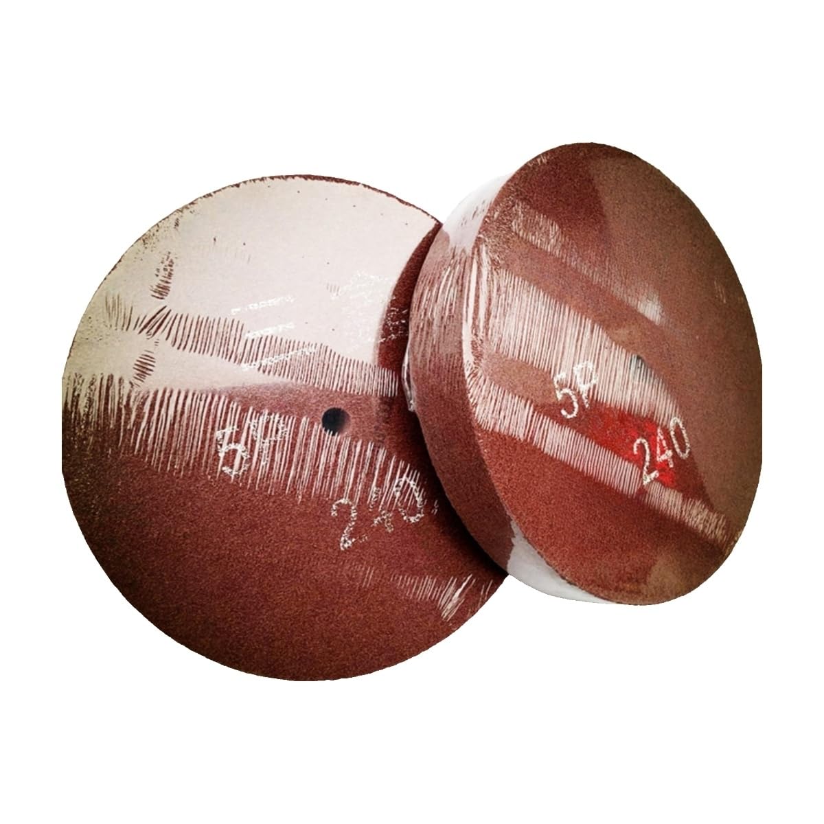 300 * 50 roue de polissage en nylon épais 12 2 5p240# tissu non tissé acier inoxydable(C300*50 thick 20mm hole 5p 240#)