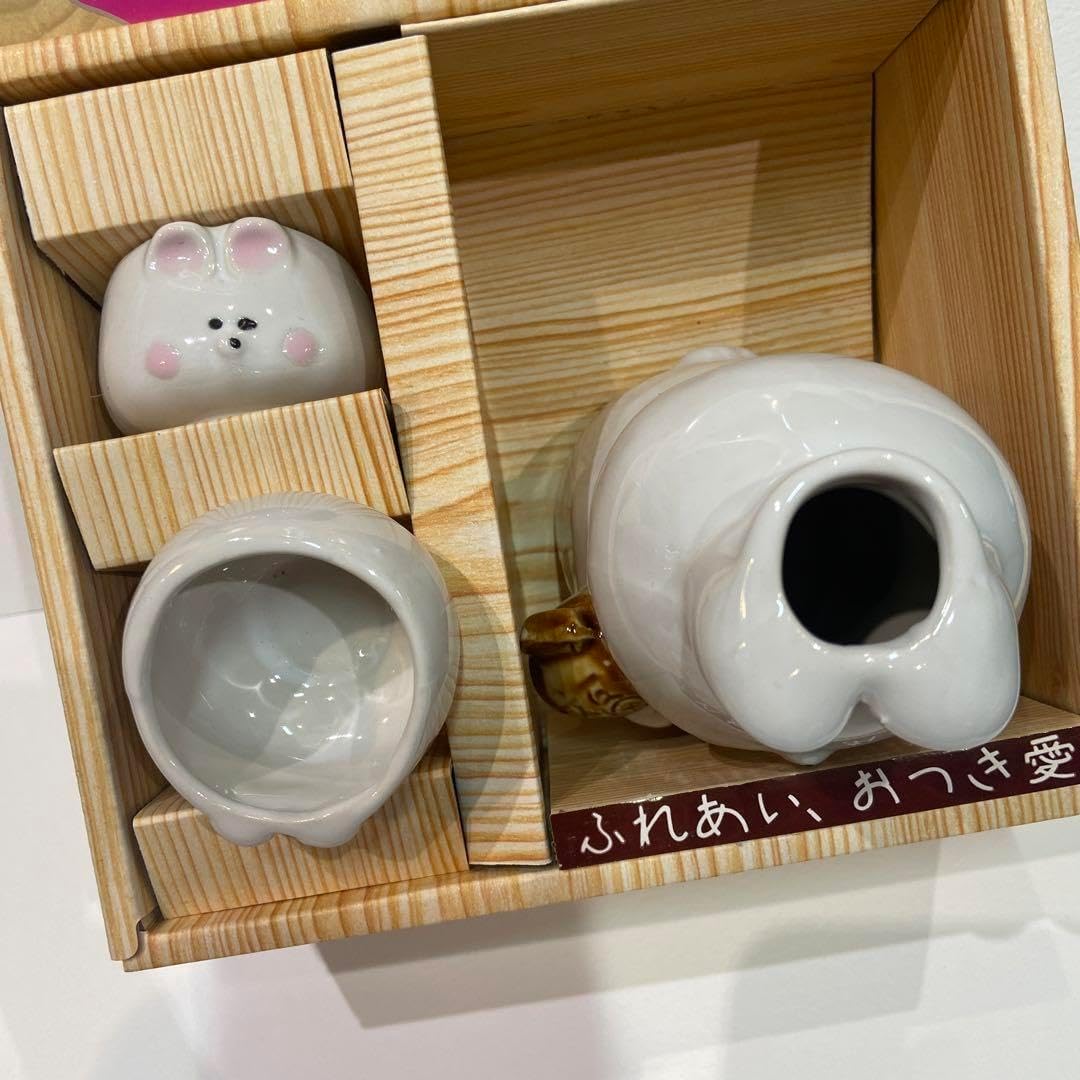 陶器製お猪口と酒器セット 陶器製お猪口・ぐい飲み・徳利セット 雅東窯