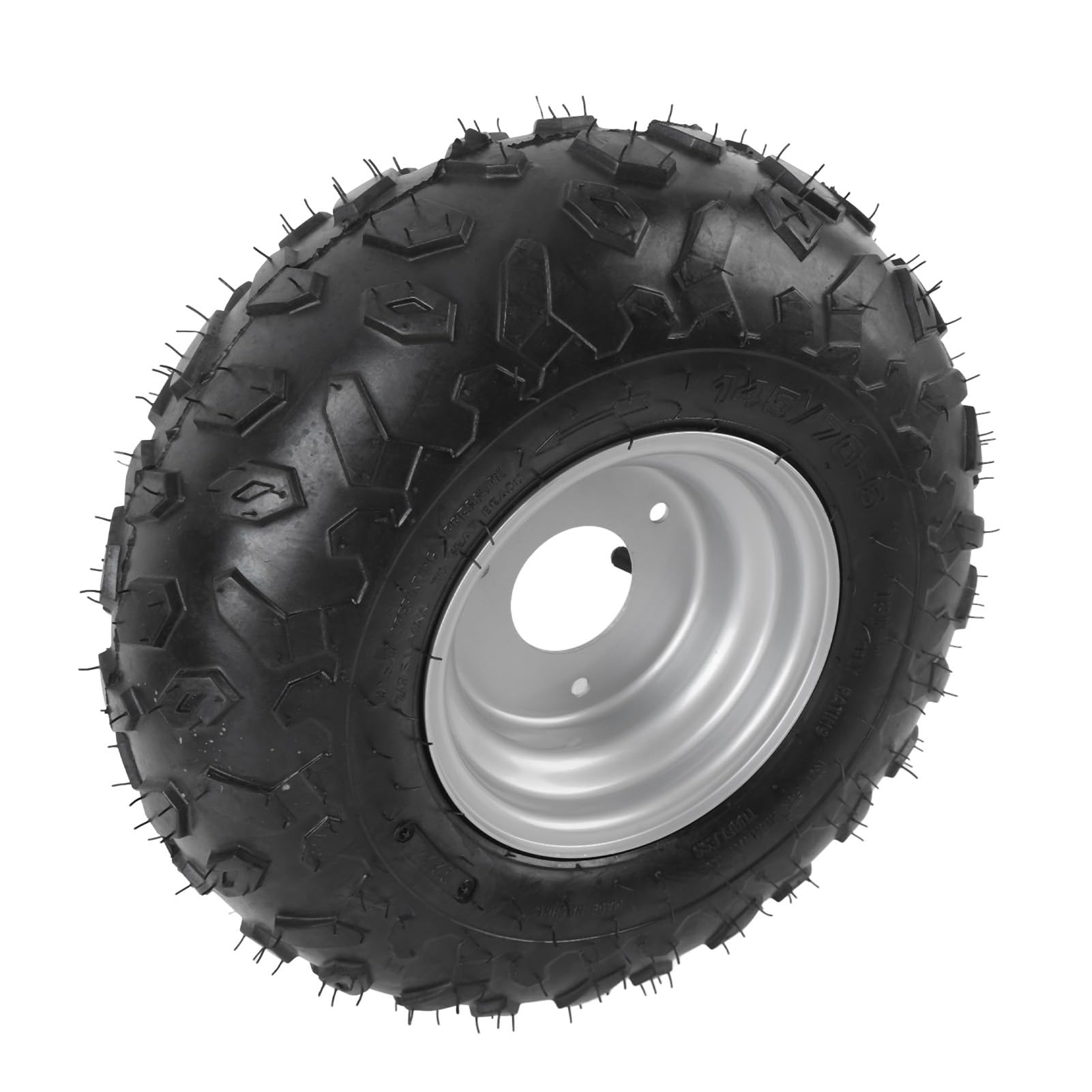 Tbest 145/70 6 145x70 Opona ze Stopu Aluminium Opona Bezdętkowa Mini Bike ATV Quad Off Road Gokart Wózek