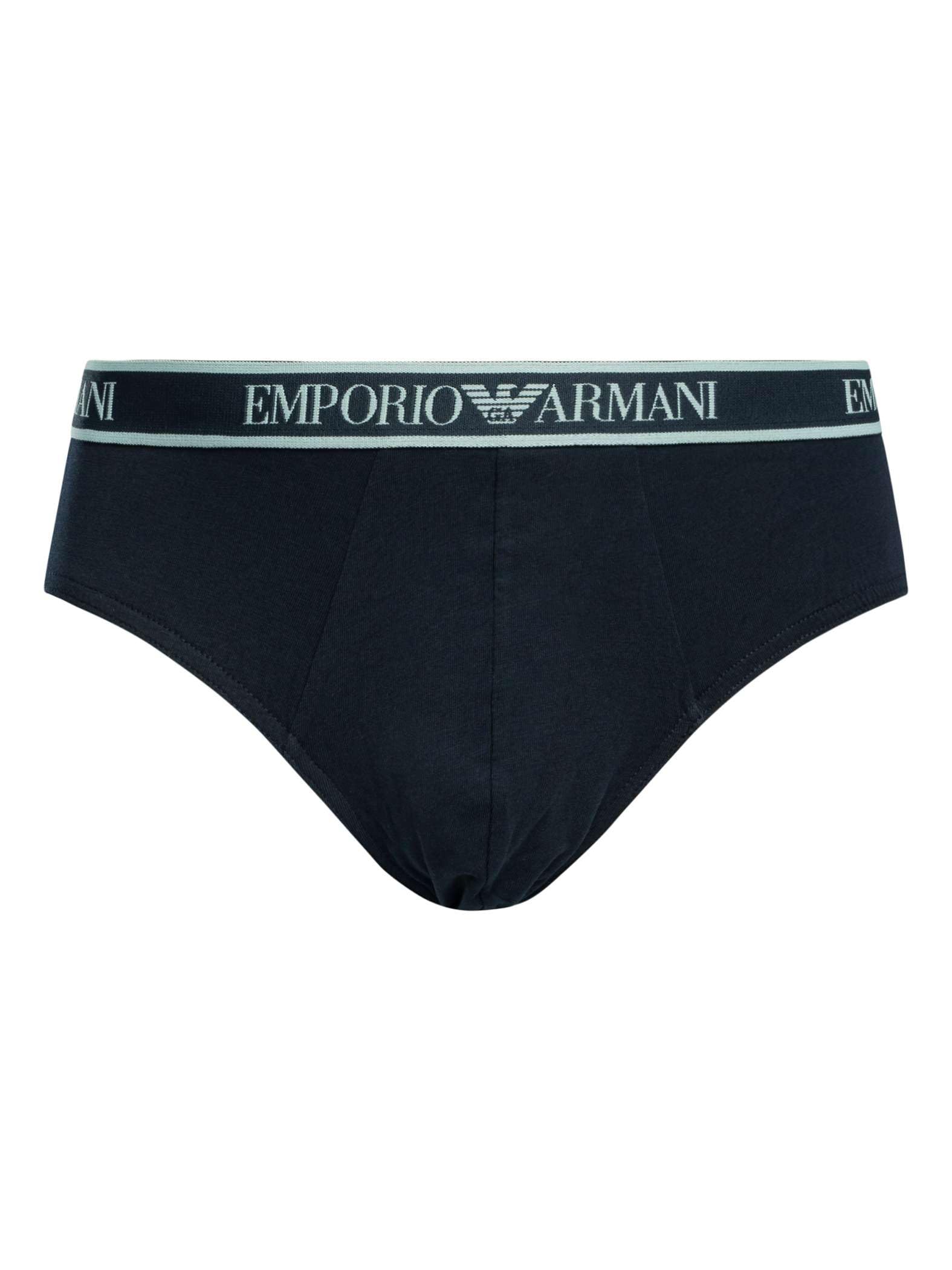 EMPORIO ARMANI Confezione da 3 Slip da Uomo, AR.Blu/AR.Blu/AR.Blu, XL